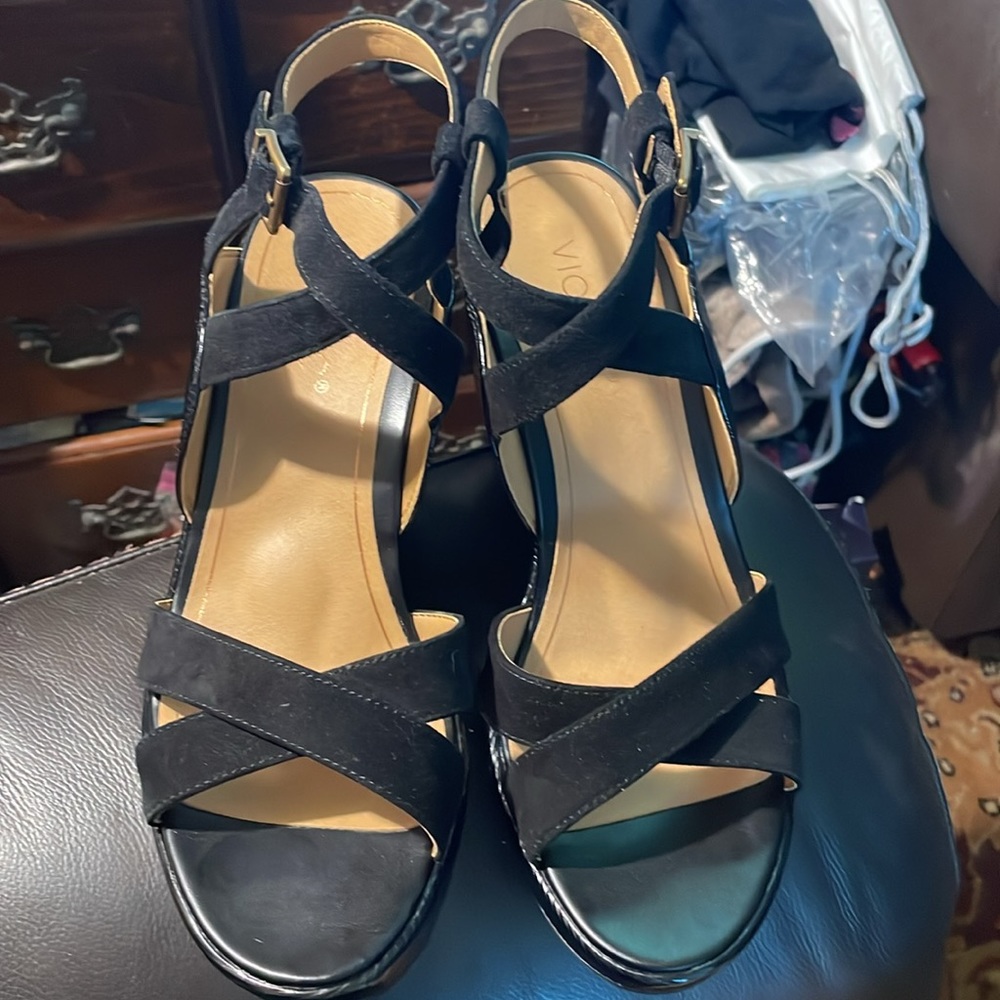 Black Strappy Sandals